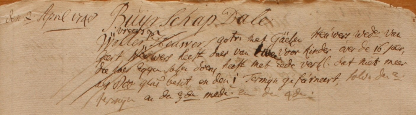 Dale 37, Houwer, Liberale Gifte 1748