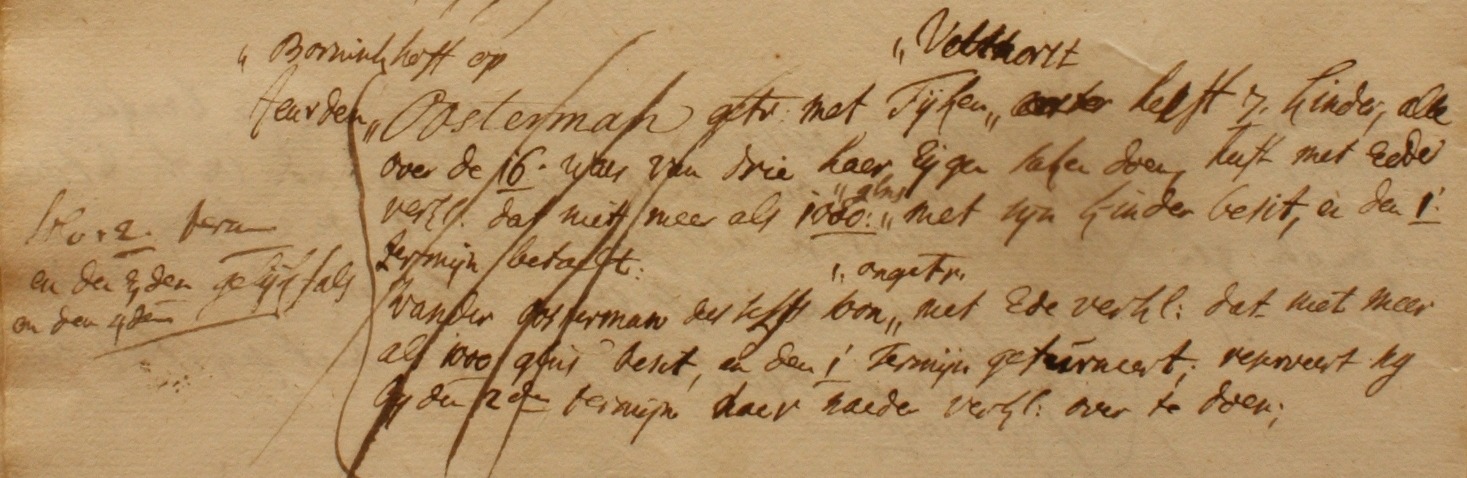 Dale 62, Oosterman, Liberale Gifte 1748