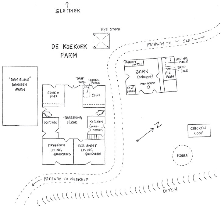 De Koekoek, Dale - plattegrond