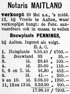 Pennings, Dale - Graafschapbode, 23-05-1891