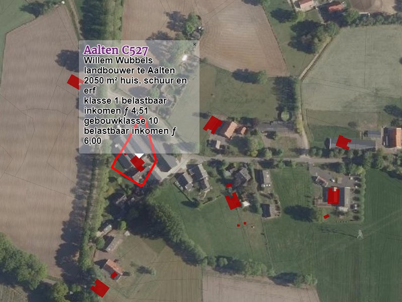 Wubbels, Welinkweg 1, Dale - kadaster 1832