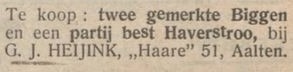 De Haare - Graafschapper, 28-02-1938