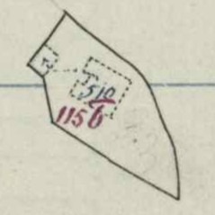 Graven, Barlo - Fragment kadastrale kaart, 1856