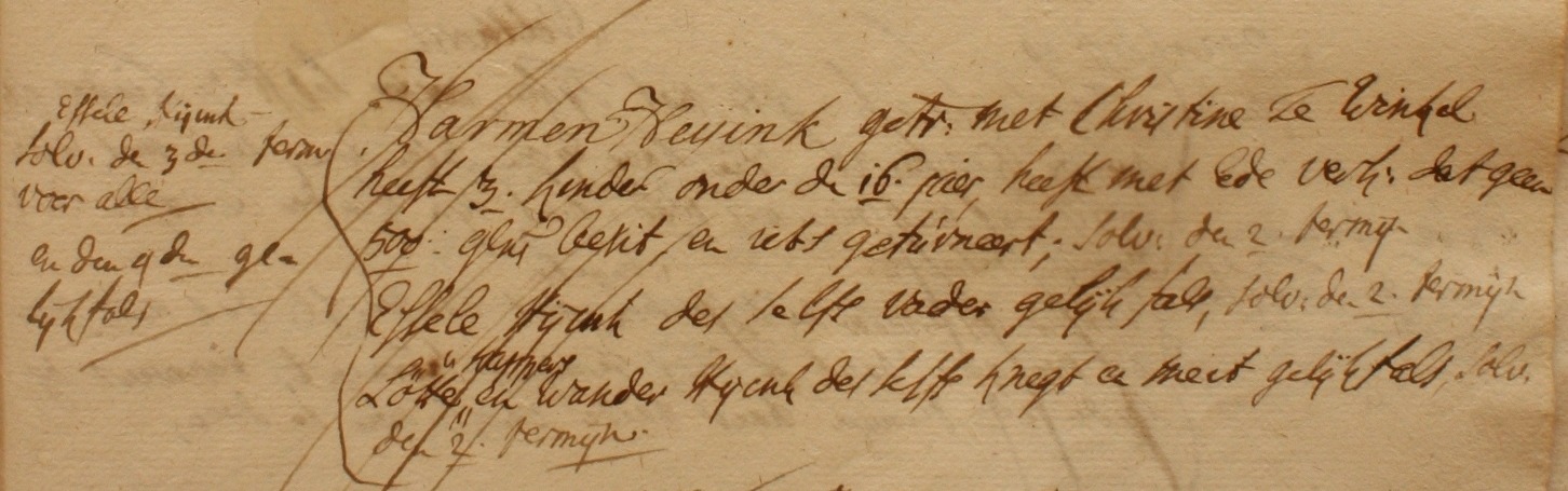 Haart 6, Heijink, Liberale Gifte 1748