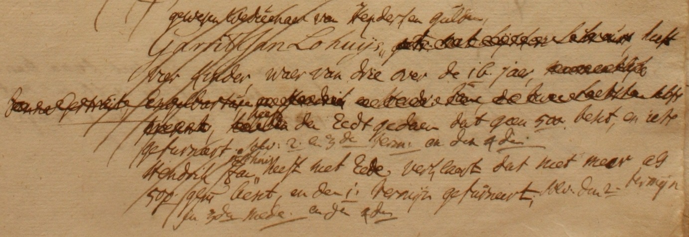 Haart 7, Loohuis, Liberale Gifte 1748