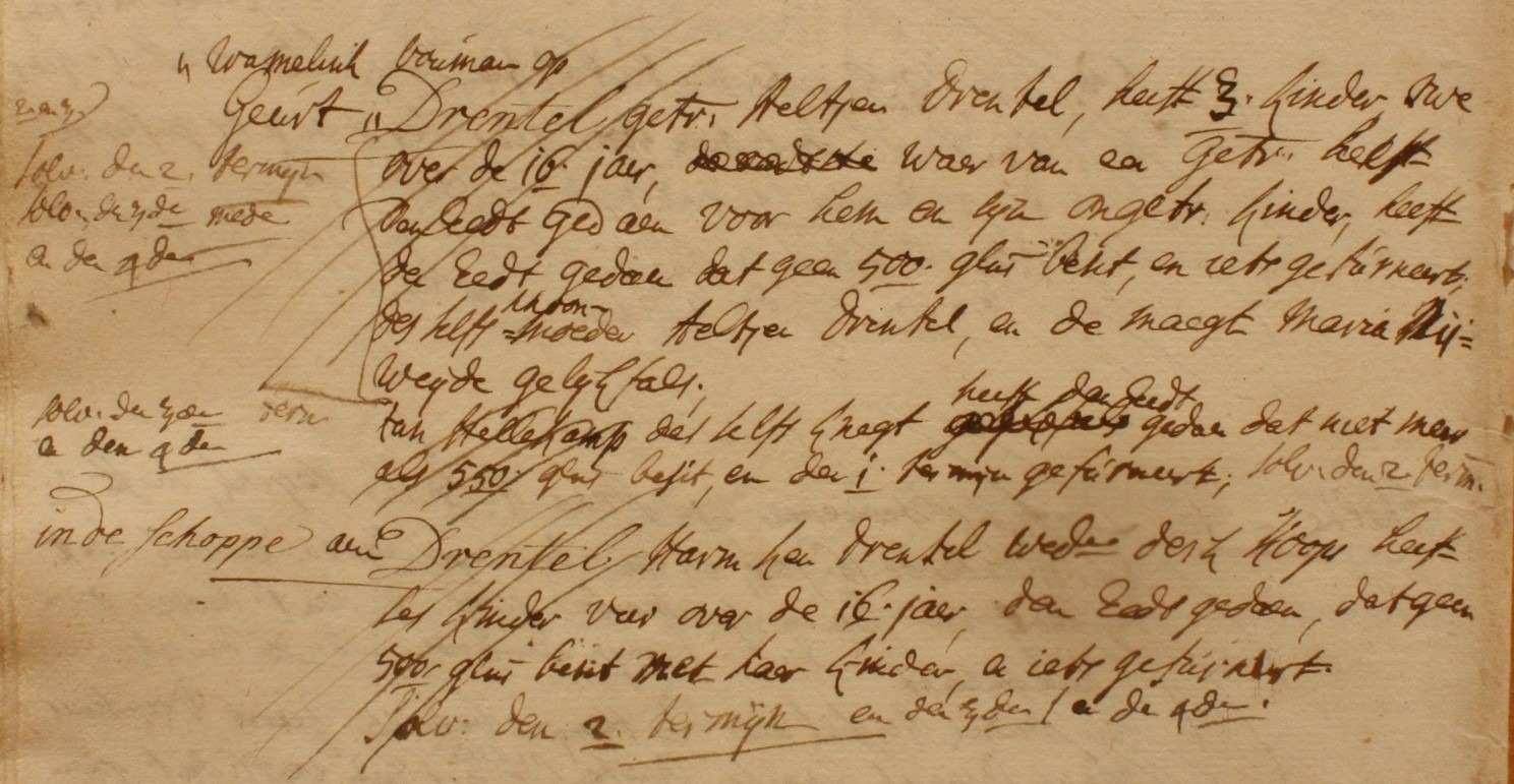 Haart 20, Drenthel, Liberale Gifte 1748