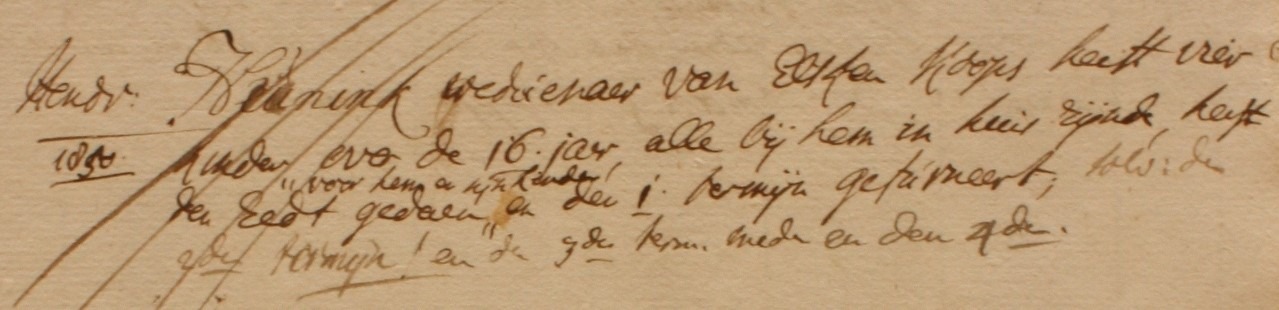 Haart 27, Hunink, Liberale Gifte 1748