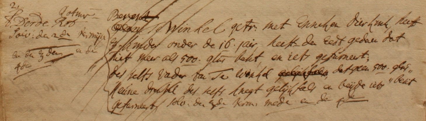 Haart 29, 't Winkel, Liberale Gifte 1748