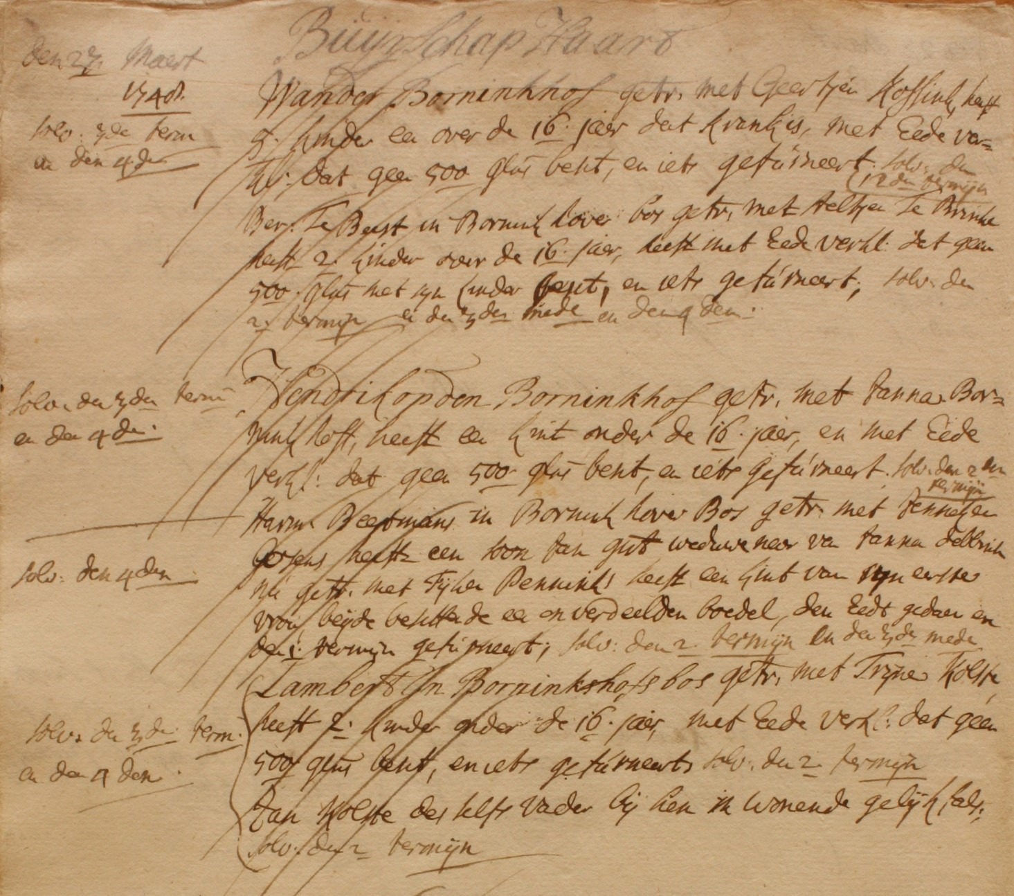 Haart 35, Borninkhof, Liberale Gifte 1748