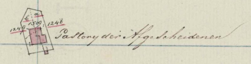 Hessenweg 18, Dale (Grotenhuis) - Fragment kadastrale kaart, 1850