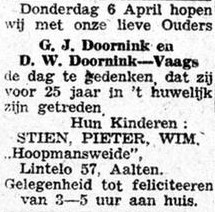 Hoopmansweide, Lintelo - Graafschapbode, 31-03-1944