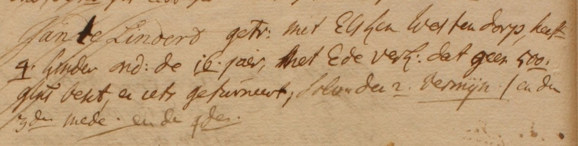 IJzerlo 1, Lindert, Liberale Gifte 1748