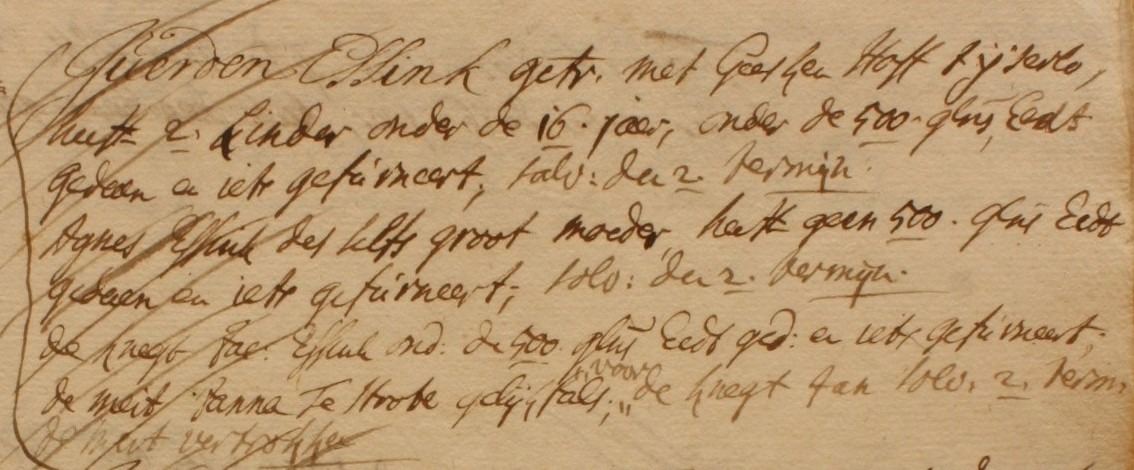 IJzerlo 6, Essink, Liberale Gifte 1748