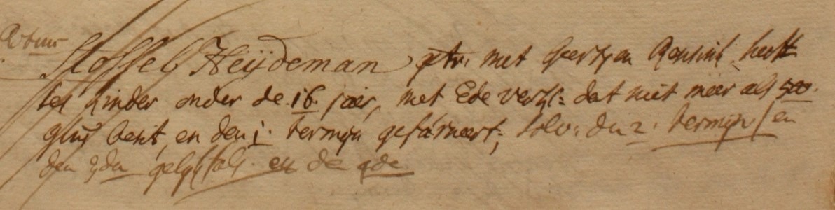 IJzerlo 27, Heideman, Liberale Gifte 1748