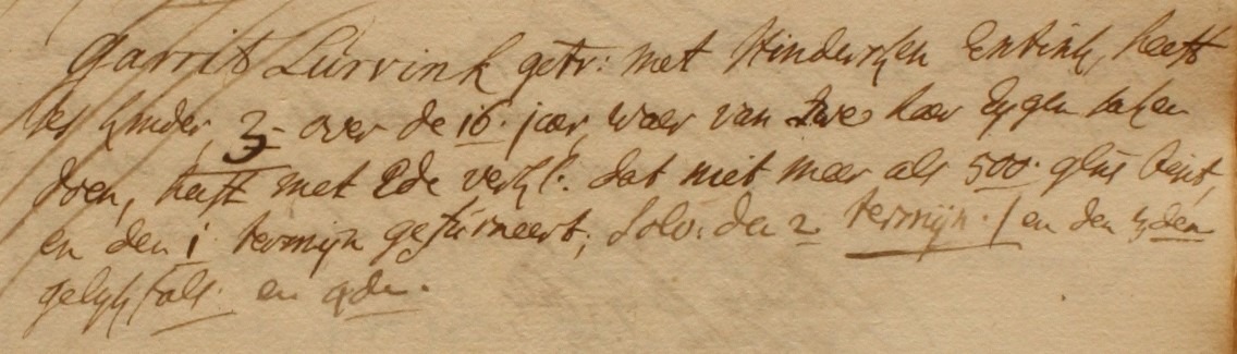 IJzerlo 39, Lurvink, Liberale Gifte 1748