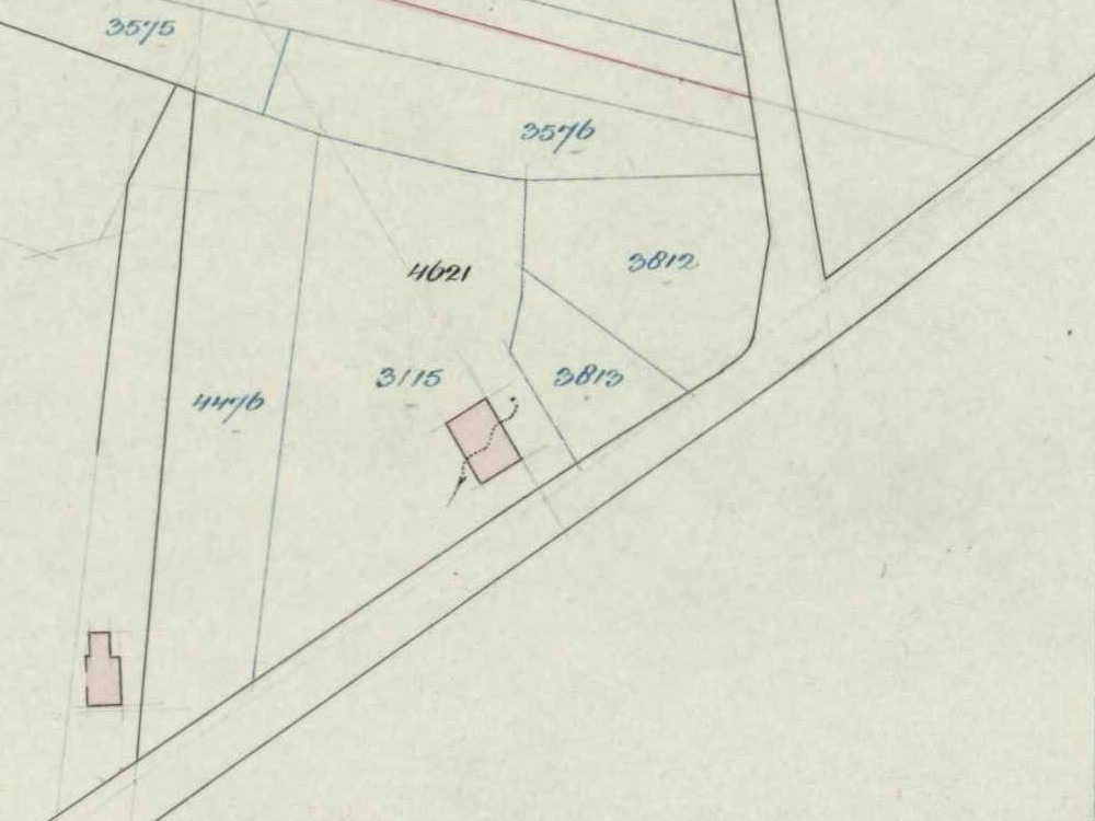 Jonen, Dale - Fragment kadastrale kaart, 1937