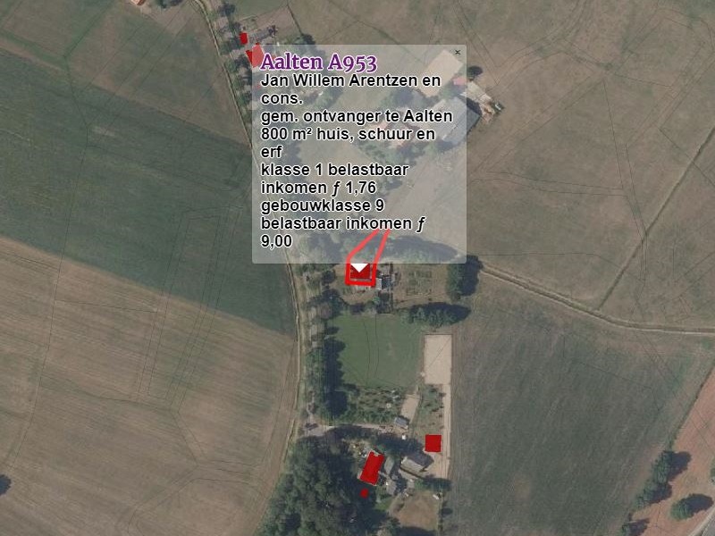 Klein Luiten, Kadaster 1832