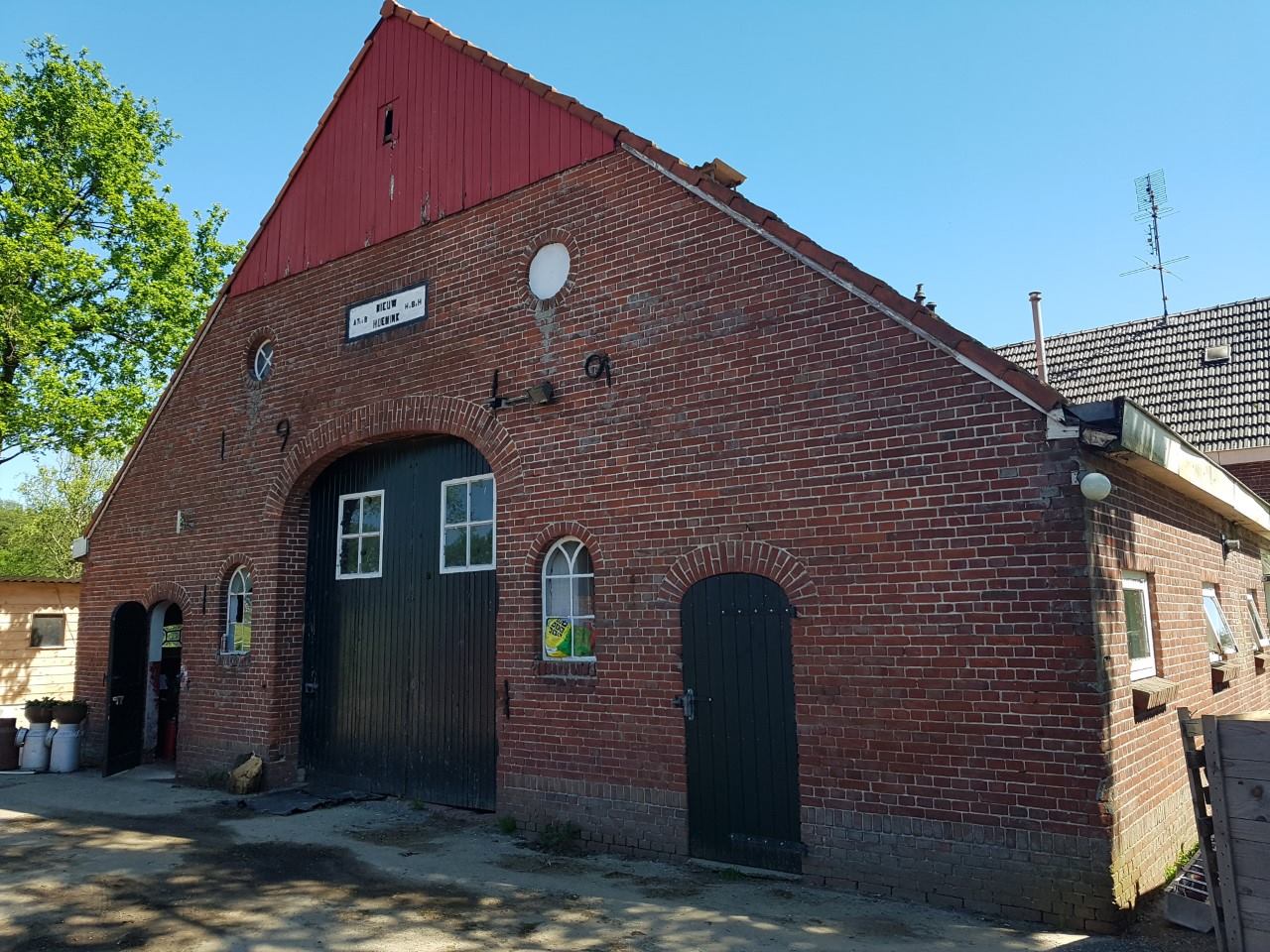 Kloosterdijk 13, 't Klooster (Nieuw Hoenink) achterzijde