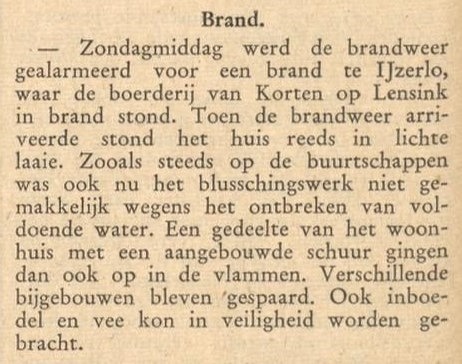 Lensink,IJzerlo - Aaltensche Courant, 06-11-1945