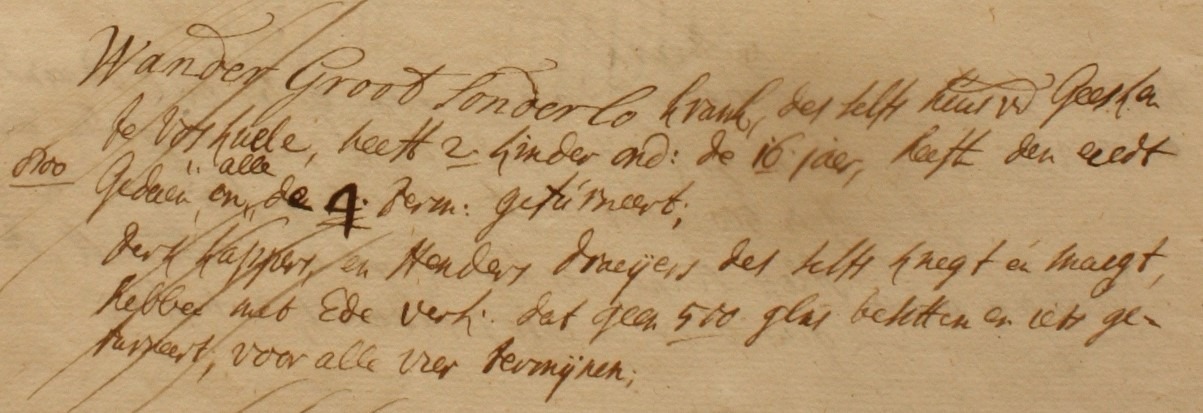 Lintelo 4, Groot Sonderlo, Liberale Gifte 1748