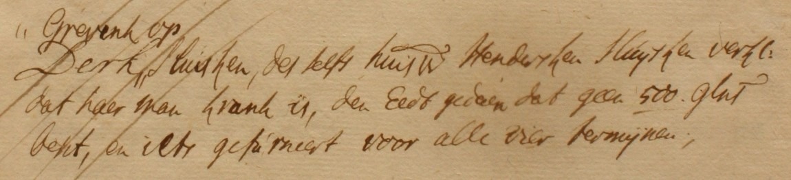 Sluiskes, Lintelo - Liberale Gifte 1748