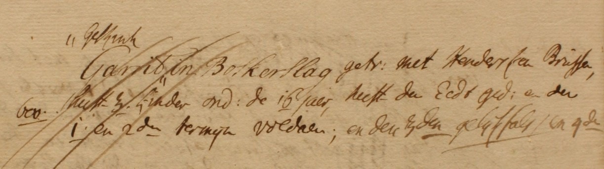 Lintelo 63, Boskerslag, Liberale Gifte 1748
