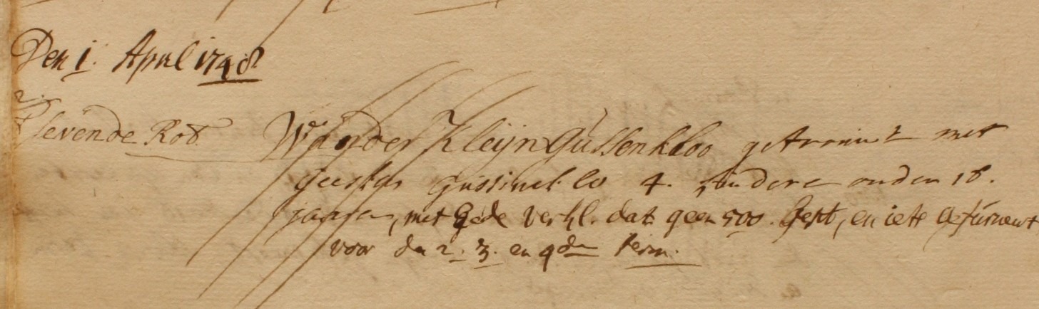 Lintelo 123, Klein Gussinklo, Liberale Gifte 1748