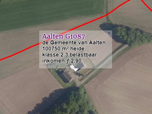 't Veld, Koopweg 2, Lintelo kadaster 1832