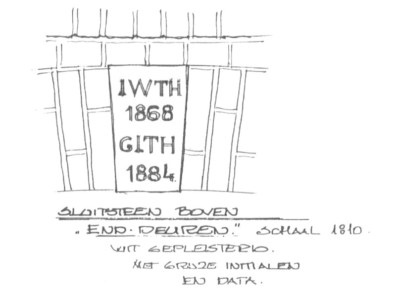 Sluitsteen enddeure Moerveld, Moerveldweg 2, Lintelo
