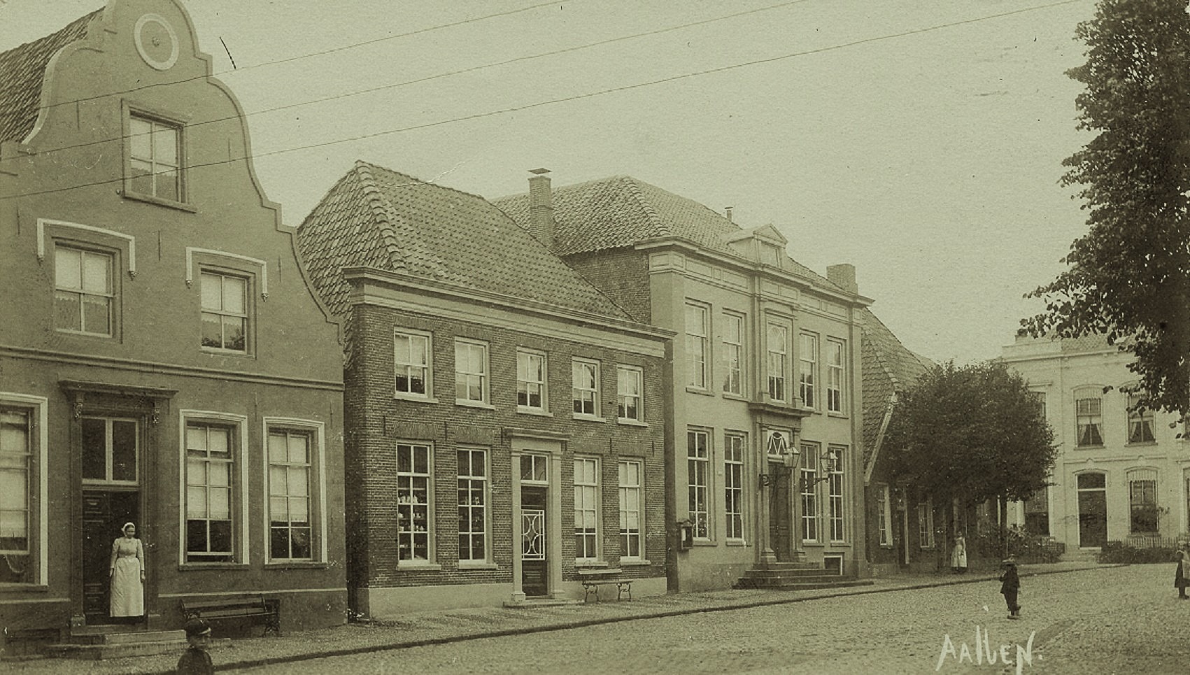 Markt Aalten, rond 1900