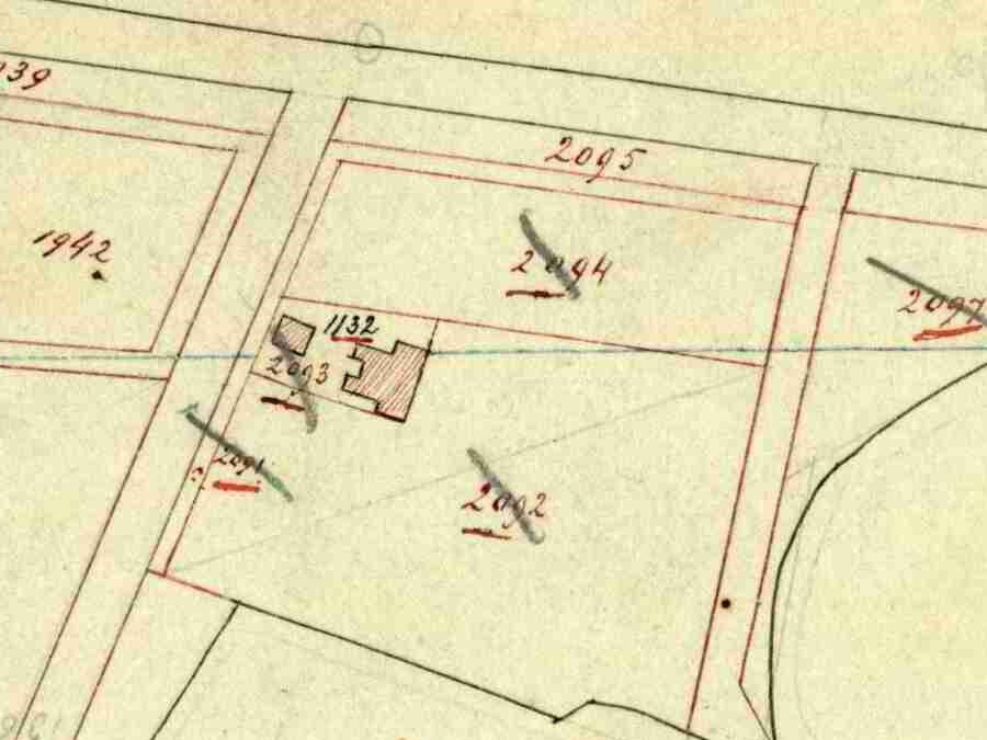 Nieuw Heinen, Lintelo - Fragment kadastrale kaart, 1859