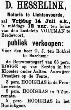 Tente, 't Klooster - Graafschapbode, 01-07-1899
