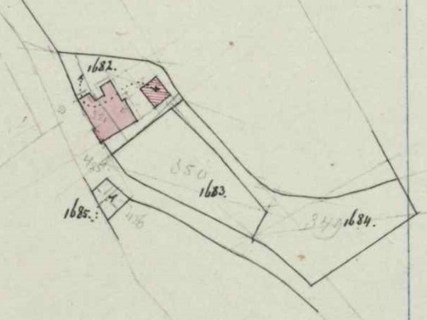 Welink, IJzerlo - Fragment kadastrale kaart, 1870