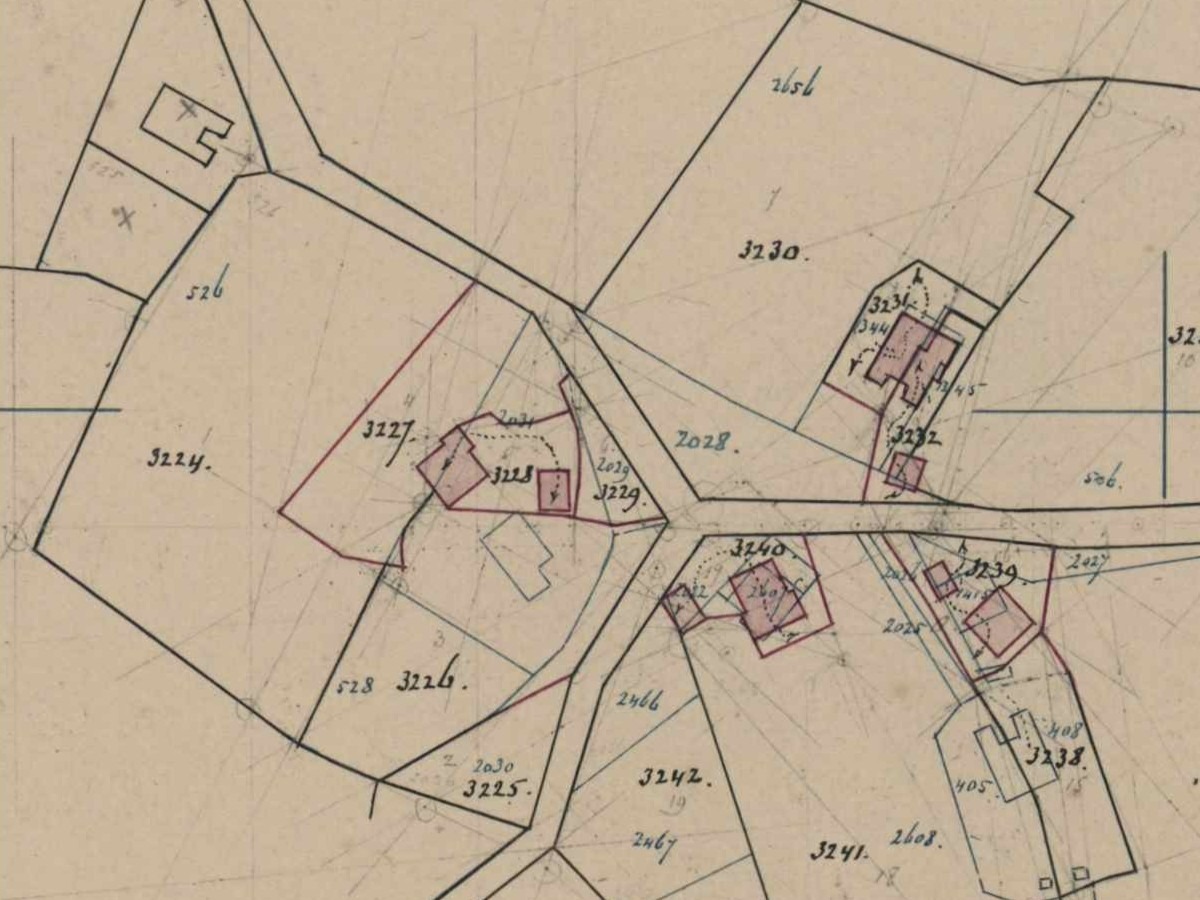 Wubbels, Dale - Fragment kadastrale kaart (1880)