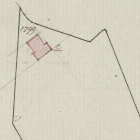 Zomerweg 1, Lintelo (Manschotweide) - Fragment kadastrale kaart, 1846