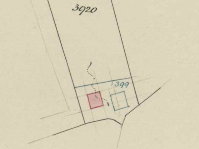 Zomerweg 4, Lintelo - Fragment kadastrale kaart, 1911