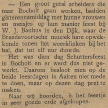 Dijkstraat 5, Aalten (Bauhuis) - Aaltensche Courant, 25-07-1906