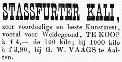 G.W. Vaags, Aalten - Graafschapbode, 27-02-1884