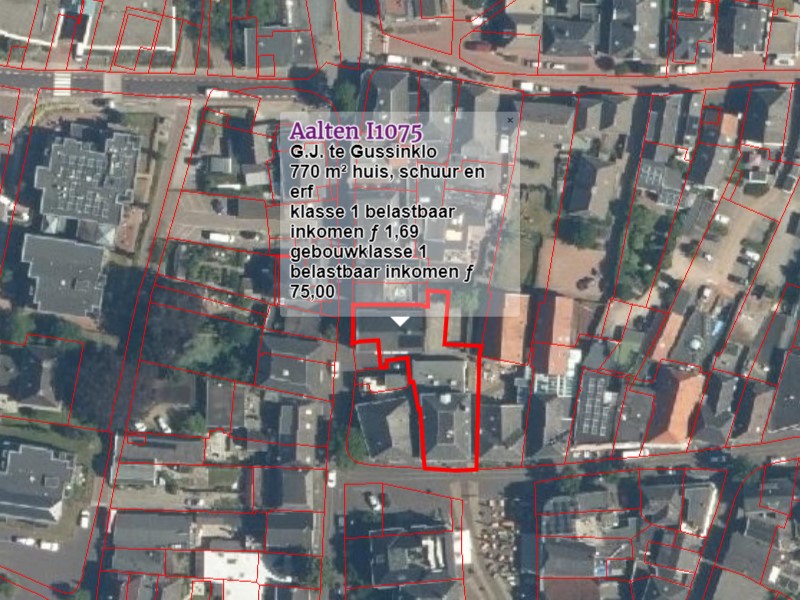 I1075, Aalten - kadaster 1832