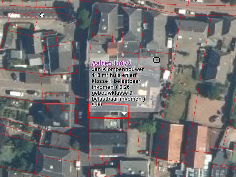 Landstraat 34, Aalten - kadaster 1832