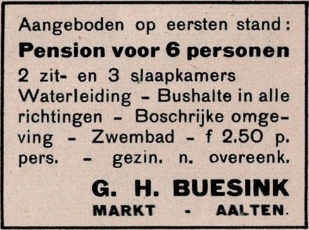 Pension G.H. Buesink, Aalten (1937)