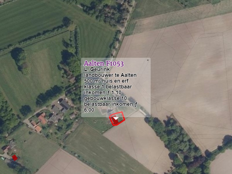 Hagtweg 5a, IJzerlo - Kadaster 1832