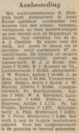 Hogestraat 16, Aalten (Obelink) - Dagblad Tubantia, 13-01-1961