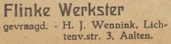 Lichtenvoordsestraatweg 3, Aalten (Wennink) - Aaltensche Courant, 25-05-1945