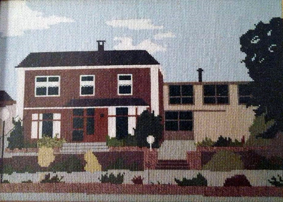 Breta, huis met daarachter het magazijn