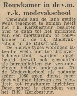 R.K. Modevakschool, Aalten - Dagblad Tubantia, 13-02-1961
