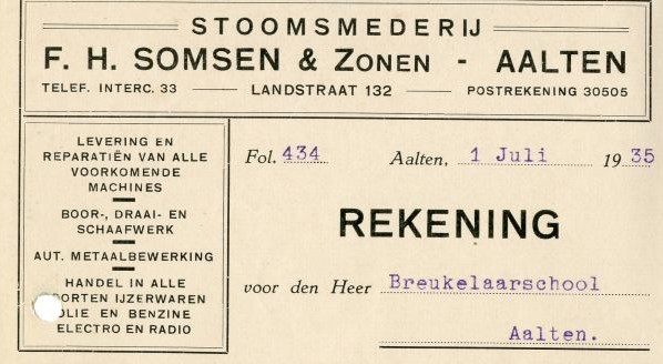 Stoomsmederij Somsen - Landstraat, Aalten