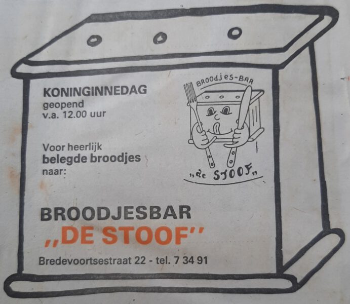 Bredevoortsestraatweg 22 Aalten (Broodjesbar De Stoof) - Aalten Vooruit, 23-04-1986