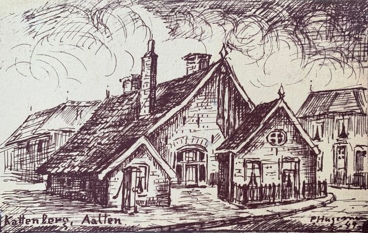 Kattenberg, Aalten - getekend door Paul Hagemann