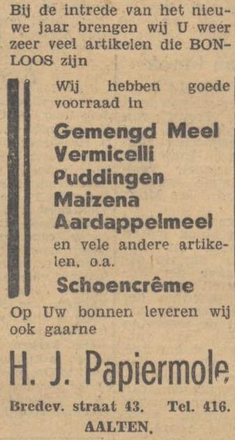 Bredevoortsestraatweg 43, Aalten (Papiermole) - De Graafschapper, 11-01-1946